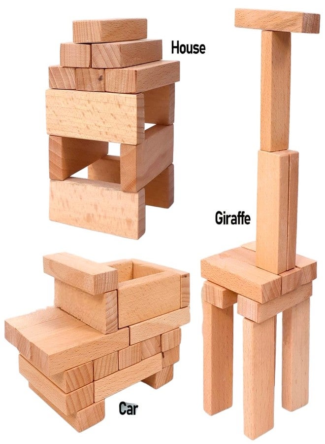 SARASI Wooden Tumbling Tower Balancing Tower (Tumbling Tower) - Image 3